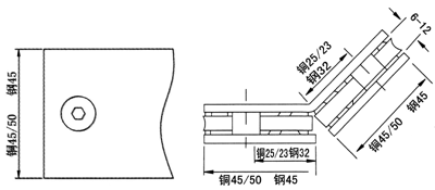 松下玻璃夾